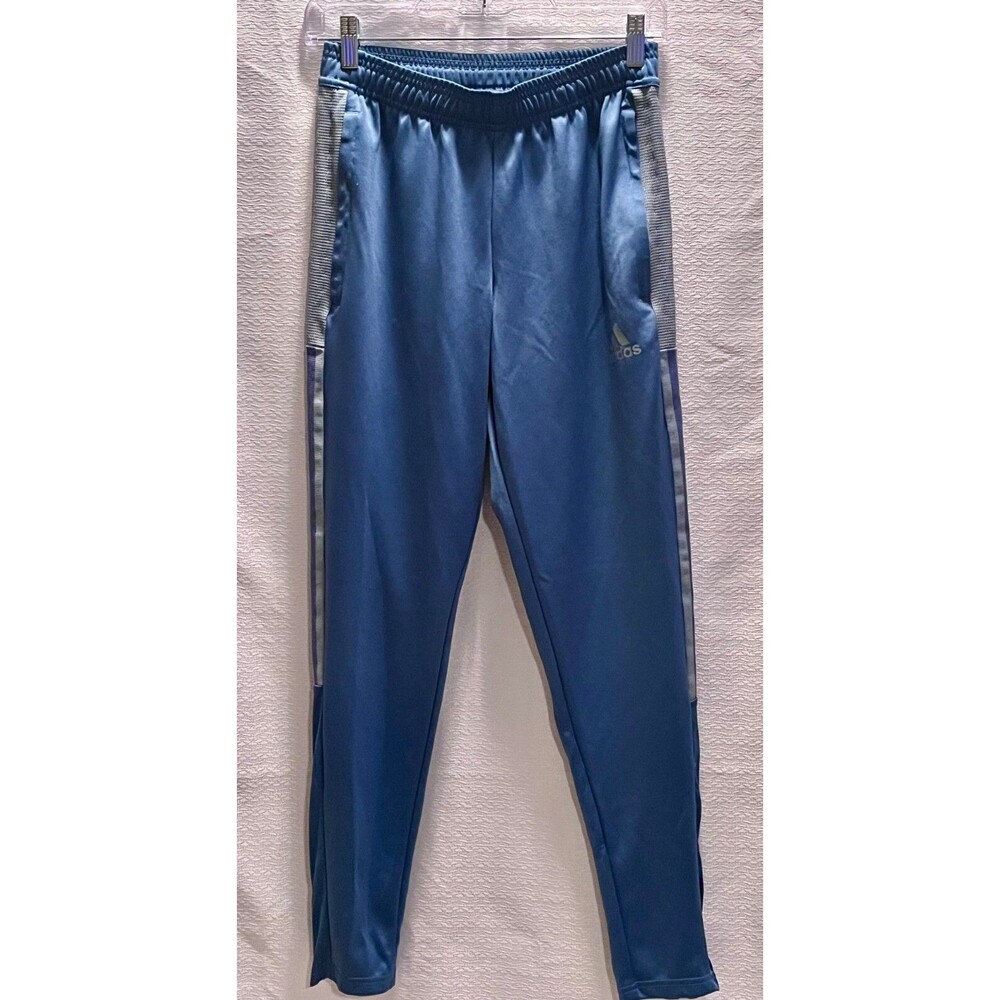 Adidas Track Pants Stripes RN 88387 CA 40312 Mens S Blue Streetwear Soccer Bloke